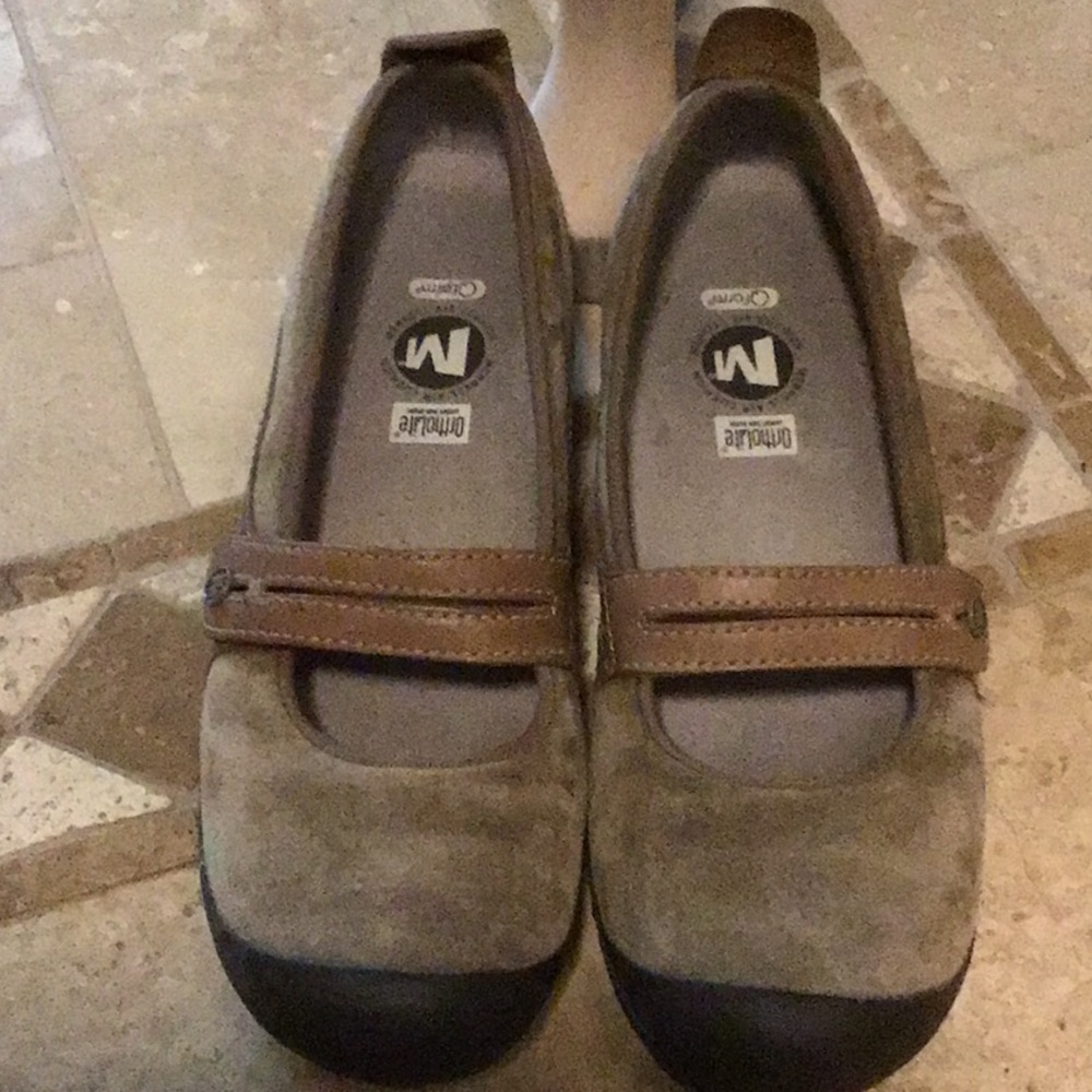 Merrell Ortholite Brown Suede Shoes